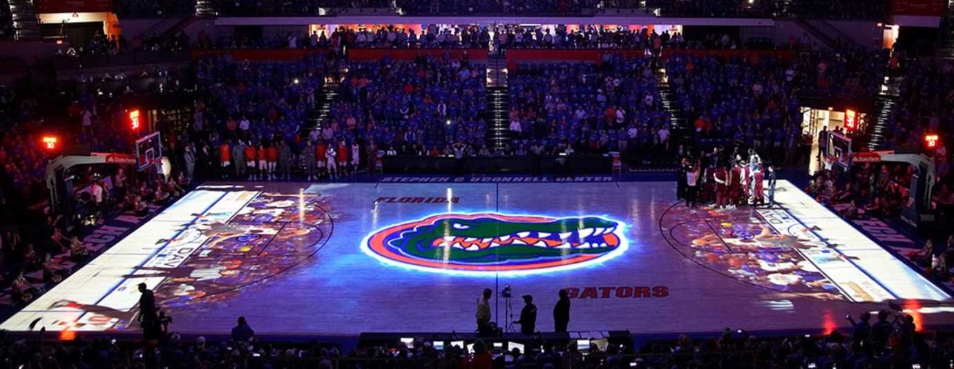 On-court projection mapping On-court projection mapping